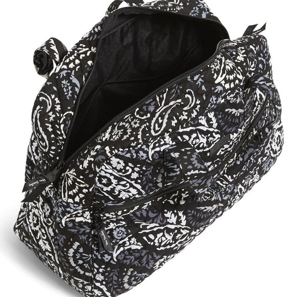 Vera Bradley Medium Traveler Bag in Paisley Noir - Picture 7 of 9